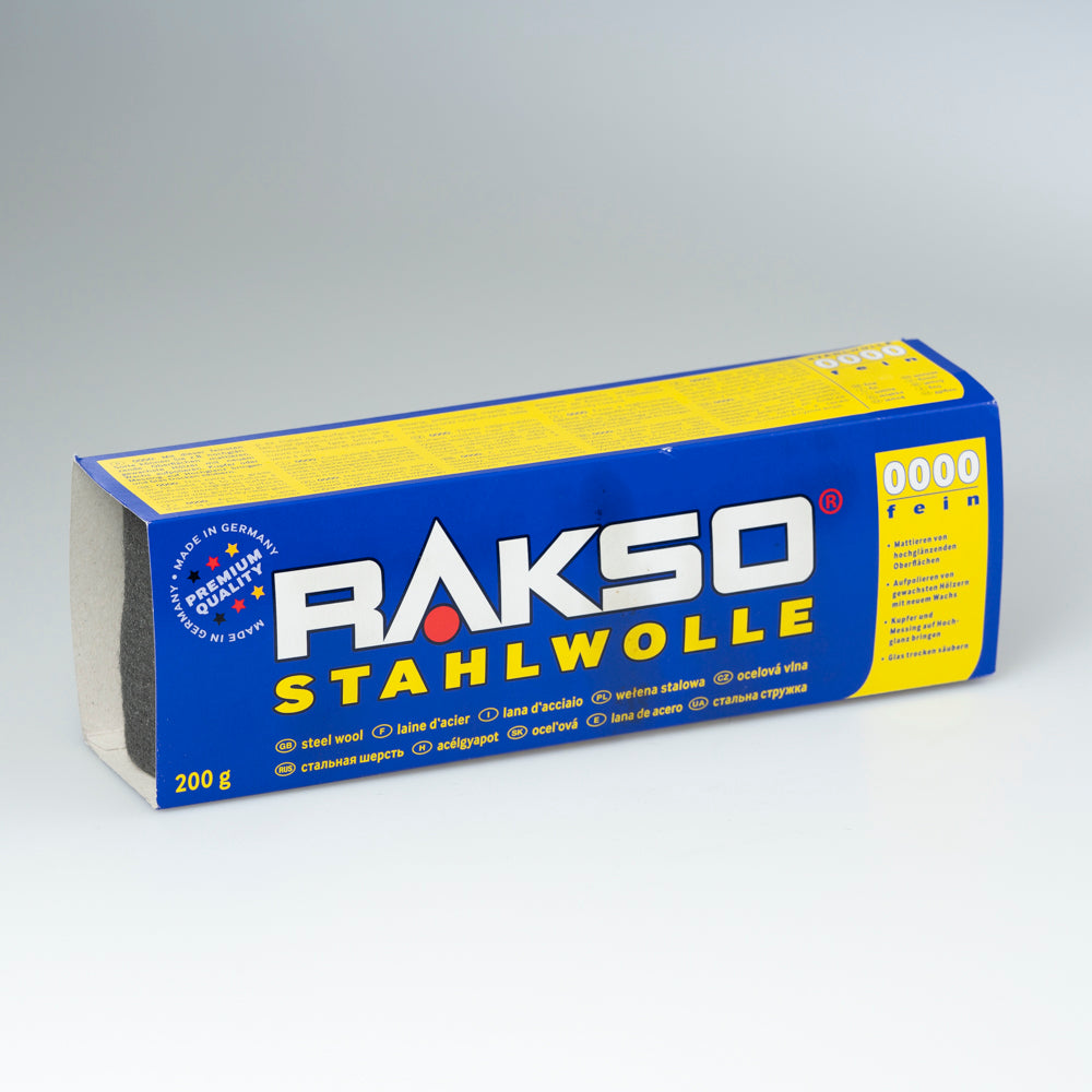 RAKSO STEEL WOOL 000 200GR